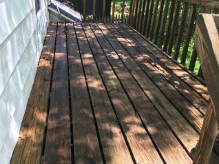 After power wash deck pittsford, ny