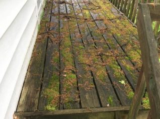 Before power wash deck pittsford, ny