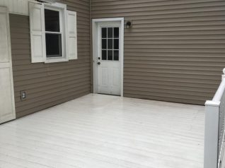 Power wash house after picture