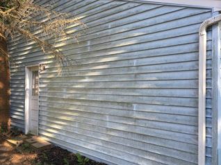 Before House Siding Pressure Washing