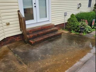 concrete pressure washing rochester